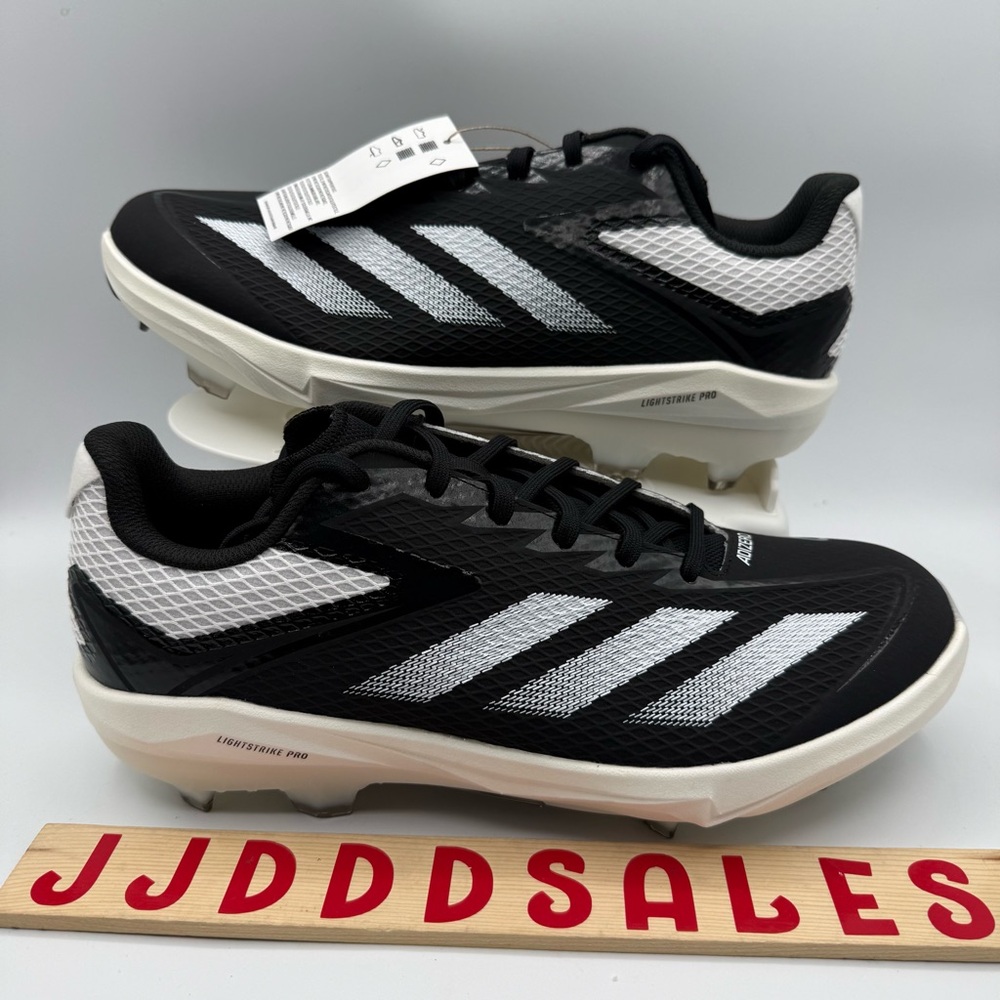 Adidas Adizero Electric TPU Black White Baseball Cleats IH3466 Men's Sizes NWT
